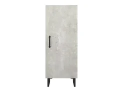 Aparador buffet cómoda armario mueble organizador cocina salón salón 34,5 x 34 x 90 cm madera contrachapada gris 02_0031894