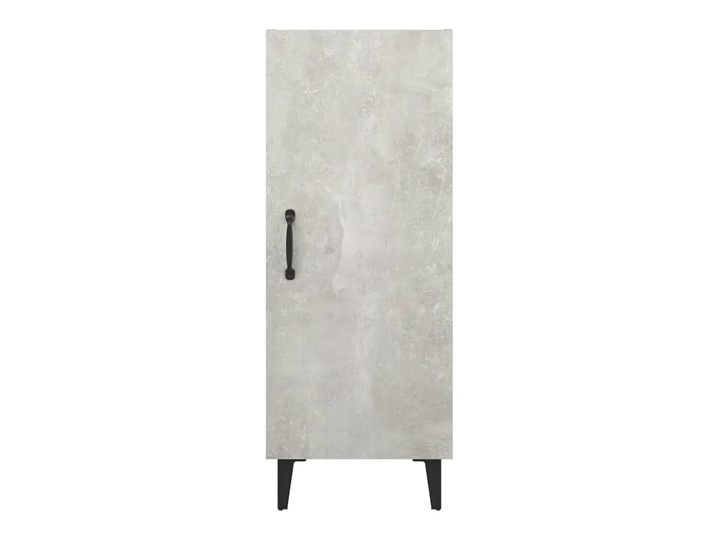 Aparador buffet cómoda armario mueble organizador cocina salón salón 34,5 x 34 x 90 cm madera contrachapada gris 02_0031894
