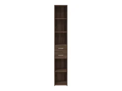 Aparador buffet cómoda armario mueble organizador cocina salón salón alto 30 x 42,5 x 185 cm madera contrachapada marrón 02_0033575