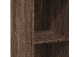 Aparador buffet cómoda armario unidad de almacenamiento organizador cocina salón salón 30 x 41 x 124 cm madera contrachapada marrón 02_0031182