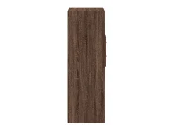 Aparador buffet cómoda armario mueble organizador cocina salón salón alto 30 x 42,5 x 124 cm madera contrachapada marrón 02_0033573