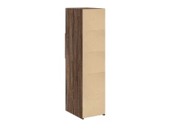 Aparador buffet cómoda armario mueble organizador cocina salón salón alto 30 x 42,5 x 124 cm madera contrachapada marrón 02_0033573