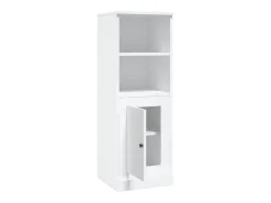 Aparador buffet cómoda armario mueble organizador cocina salón salón alto 36 x 35,5 x 103,5 cm madera contrachapada blanco 02_0032437