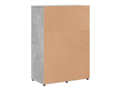 Aparador buffet cómoda armario mueble organizador cocina salón salón juego de 2 60 x 31 x 84 cm madera contrachapada gris 02_0036861