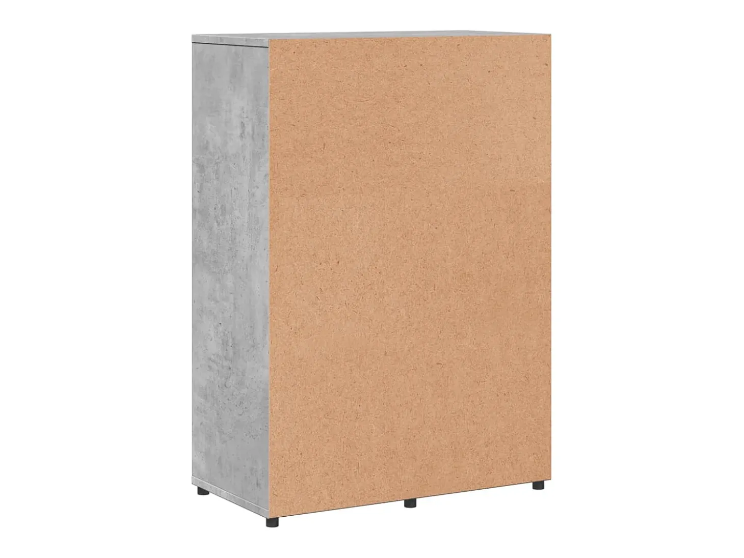 Aparador buffet cómoda armario mueble organizador cocina salón salón juego de 2 60 x 31 x 84 cm madera contrachapada gris 02_0036861