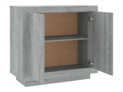 Aparador buffet cómoda armario unidad de almacenamiento organizador cocina salón salonsonoma 80 x 40 x 75 cm madera contrachapada gris 02_0036539