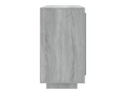 Aparador buffet cómoda armario unidad de almacenamiento organizador cocina salón salonsonoma 80 x 40 x 75 cm madera contrachapada gris 02_0036539