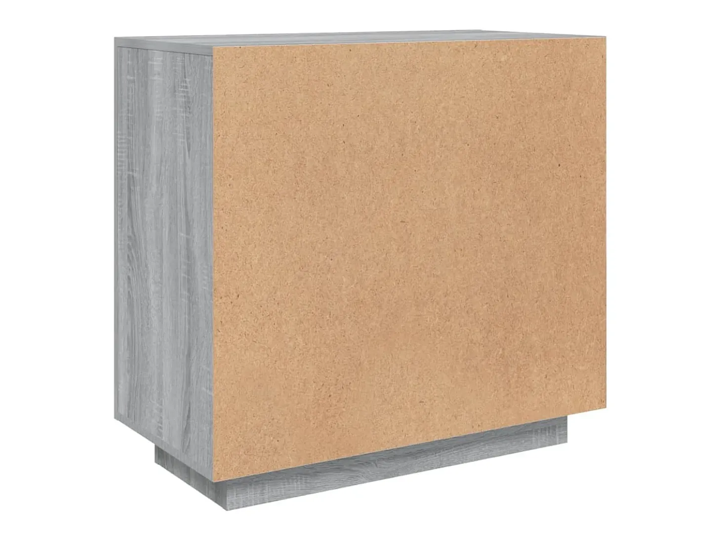Aparador buffet cómoda armario unidad de almacenamiento organizador cocina salón salonsonoma 80 x 40 x 75 cm madera contrachapada gris 02_0036539