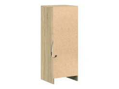 Aparador buffet cómoda armario mueble organizador cocina salón salón con Sonoma LED 38 x 34 x 100 cm madera contrachapada marrón 02_0029794