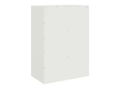 Aparador buffet cómoda armario mueble organizador cocina salón salón alto 67 x 39 x 95 cm acero blanco 02_0032477