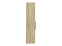 Aparador buffet cómoda armario mueble organizador cocina salón salón alto sonoma 50 x 42,5 x 185 cm madera contrachapada marrón 02_0034072