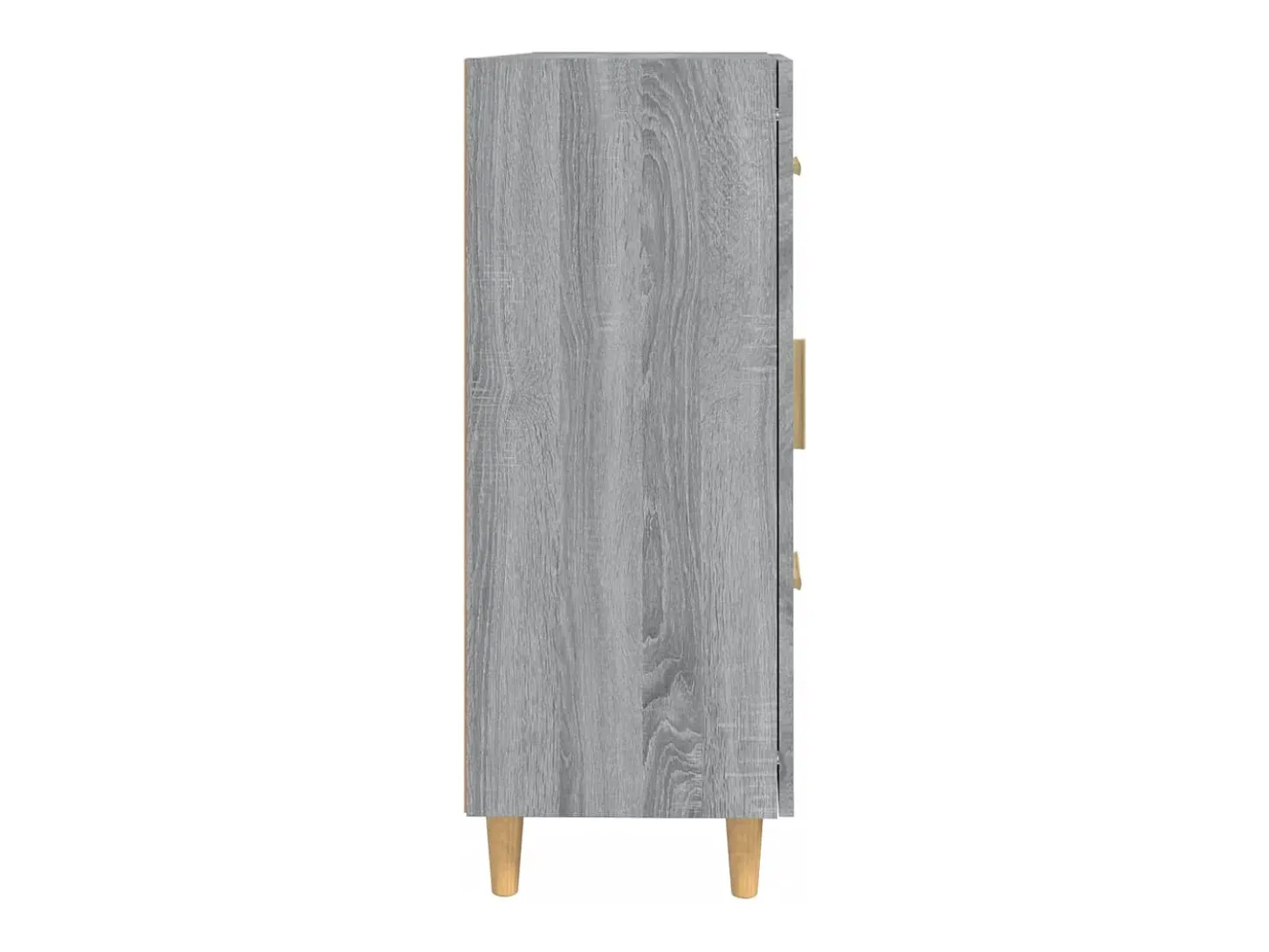 Aparador buffet cómoda armario unidad de almacenamiento organizador cocina salón salonsonoma 69,5 x 34 x 90 cm madera contrachapada gris 02_0036481