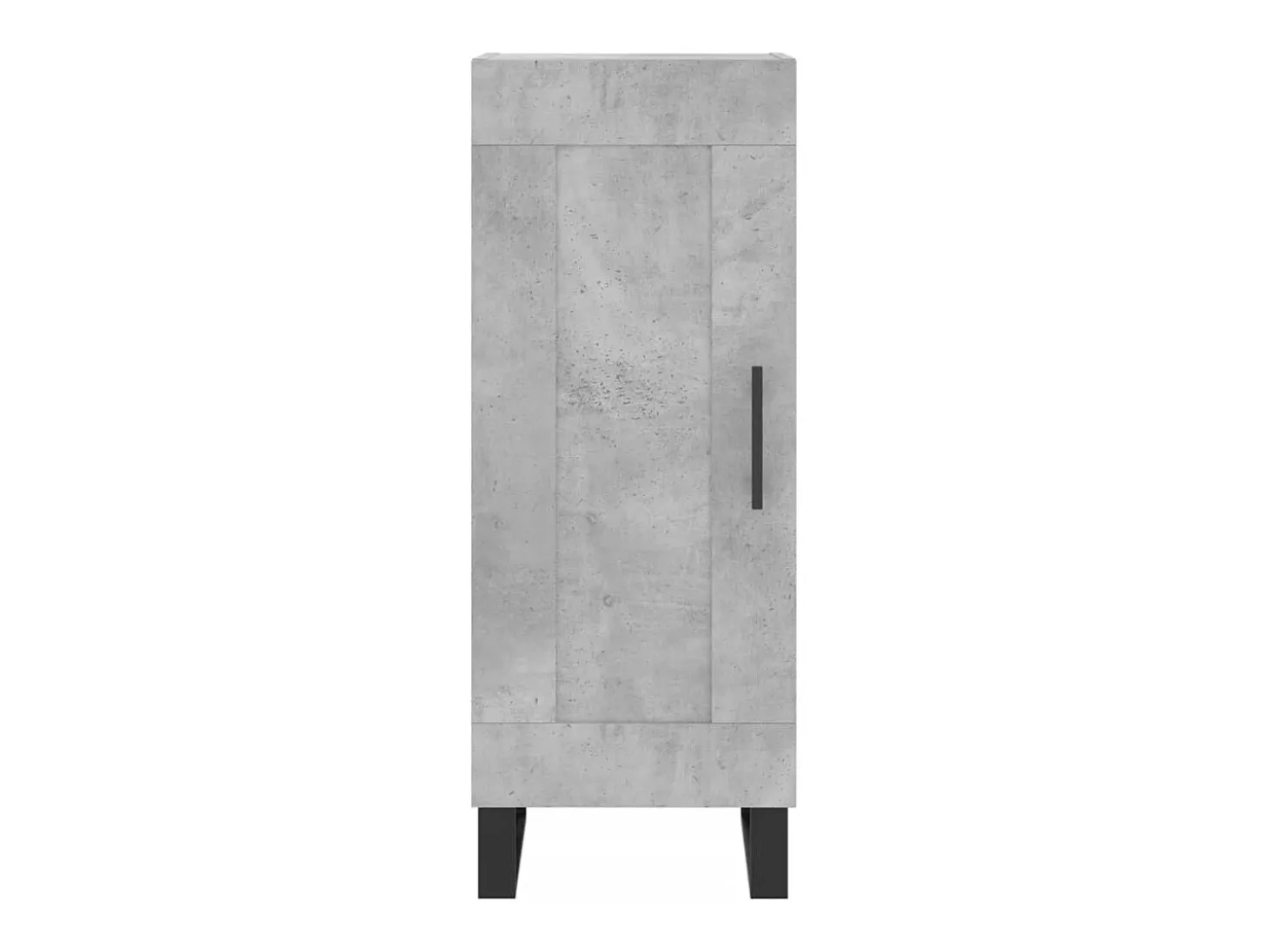 Aparador buffet cómoda armario mueble organizador cocina salón salón 34,5 x 34 x 90 cm madera contrachapada gris 02_0031903
