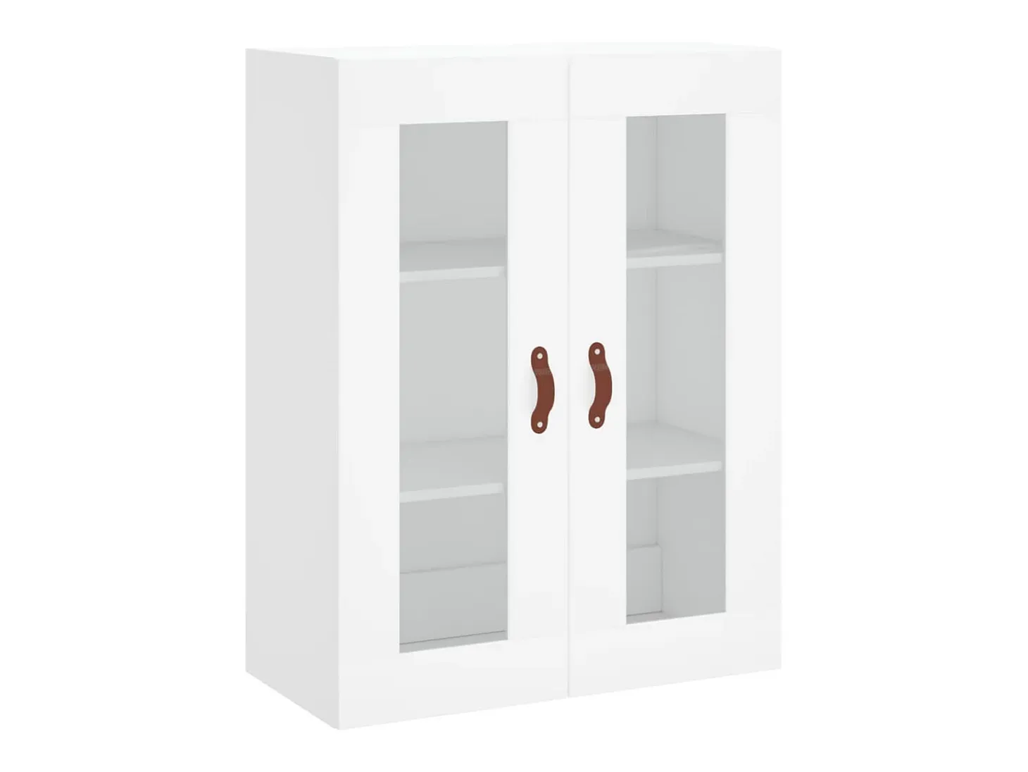 Aparador buffet cómoda armario mueble organizador cocina salón salón alto 69,5 x 34 x 180 cm madera contrachapada blanco 02_0032692