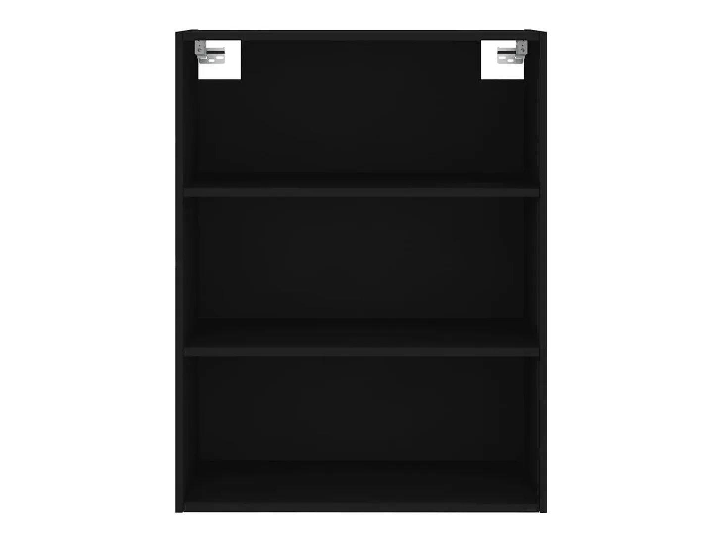 Aparador buffet cómoda armario mueble organizador cocina salón salón alto 69,5 x 34 x 180 cm madera contrachapada negra 02_0035005