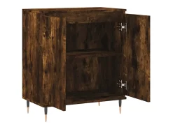 Aparador buffet cómoda armario unidad de almacenamiento organizador cocina salón salón 60 x 35 x 70 cm madera contrachapada marrón 02_0030996