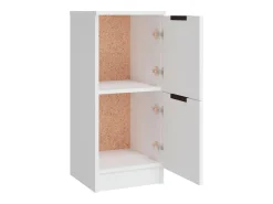 Aparador buffet cómoda armario unidad de almacenamiento organizador cocina salón salón 3 piezas blanco madera contrachapada 02_0037019