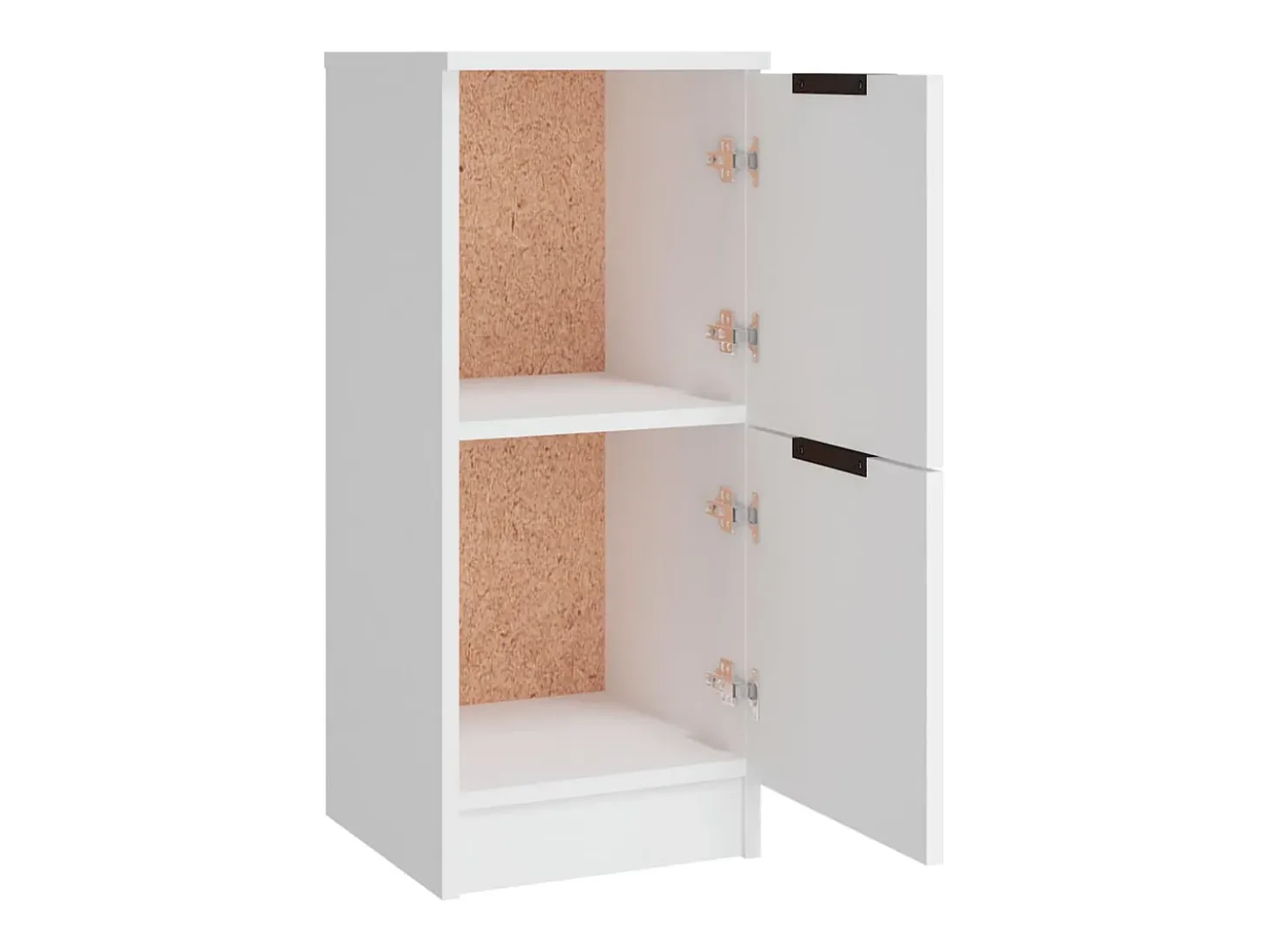Aparador buffet cómoda armario unidad de almacenamiento organizador cocina salón salón 3 piezas blanco madera contrachapada 02_0037019