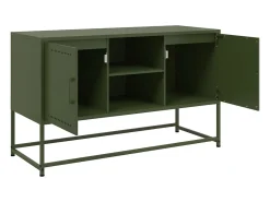 Aparador buffet cómoda armario mueble organizador cocina salón salón alto 36 x 39 x 107 cm acero blanco 02_0032438