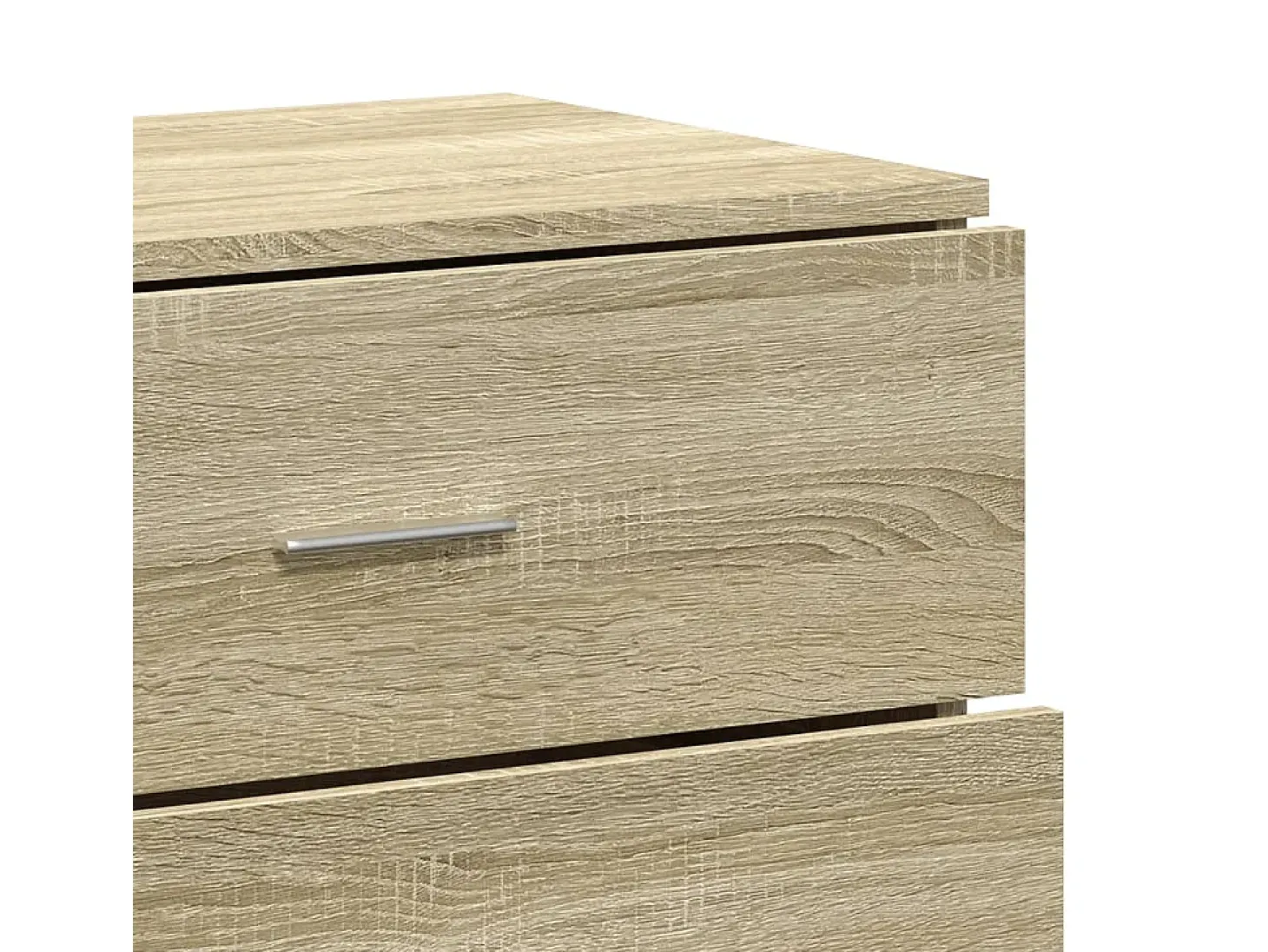 Aparador buffet cómoda gabinete unidad de almacenamiento organizador cocina sala de estar sala de estar 3 piezas madera contrachapada Sonoma marrón 02_0037115