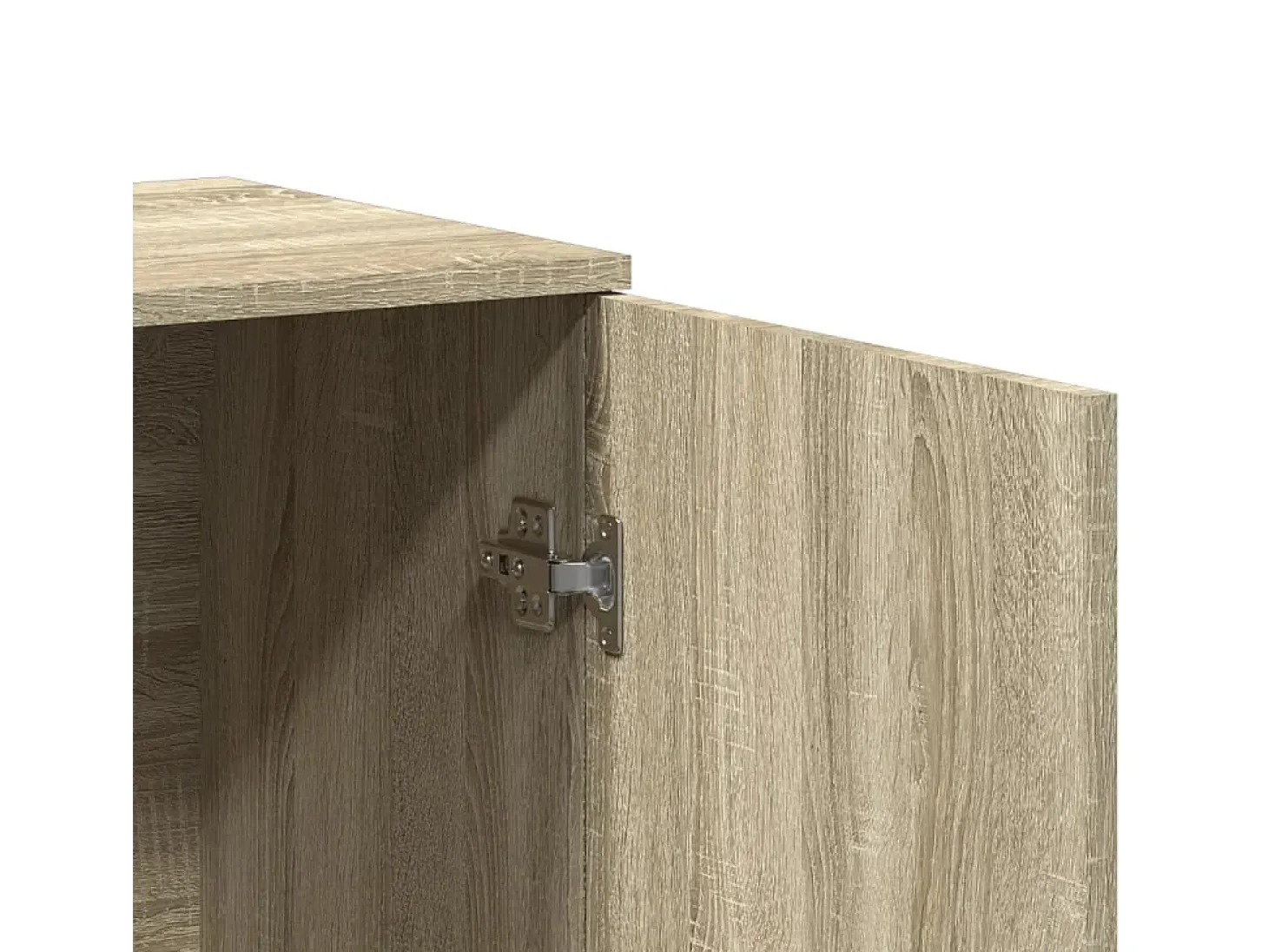 Aparador buffet cómoda gabinete unidad de almacenamiento organizador cocina sala de estar sala de estar 3 piezas madera contrachapada Sonoma marrón 02_0037115