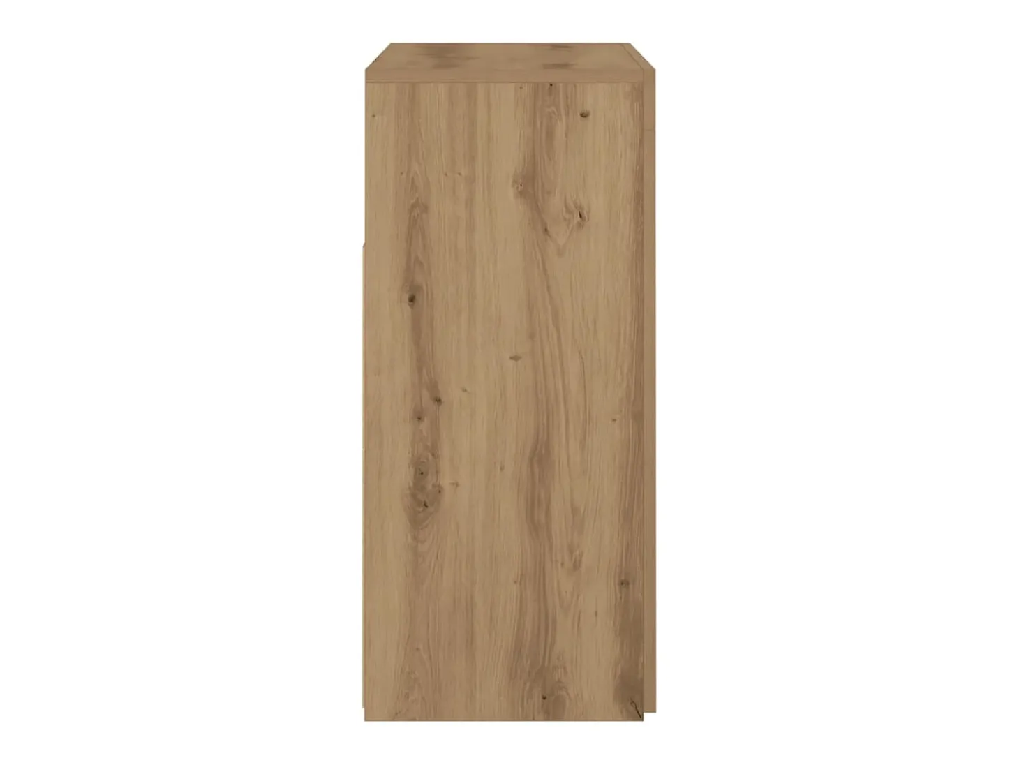 Aparador buffet cómoda gabinete unidad de almacenamiento organizador cocina sala de estar con luces LED hecho a mano madera contrachapada Roble artesanal 02_0029865