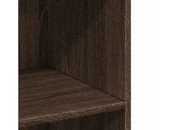 Aparador buffet cómoda mueble mueble de almacenaje organizador cocina salón salón alto 70 x 41 x 124 cm madera contrachapada marrón 02_0033922
