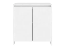 Aparador buffet cómoda mueble almacenaje organizador cocina salón salón 70 x 41 x 75 cm madera contrachapada blanco 02_0030498