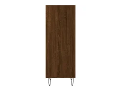 Aparador buffet cómoda mueble mueble de almacenaje organizador cocina salón salón 34,5 x 32,5 x 90 cm madera contrachapada marrón 02_0031192