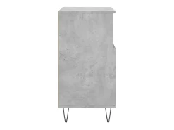 Aparador buffet cómoda mueble mueble de almacenaje organizador cocina salón salón 60 x 35 x 70 cm madera contrachapada gris 02_0031987