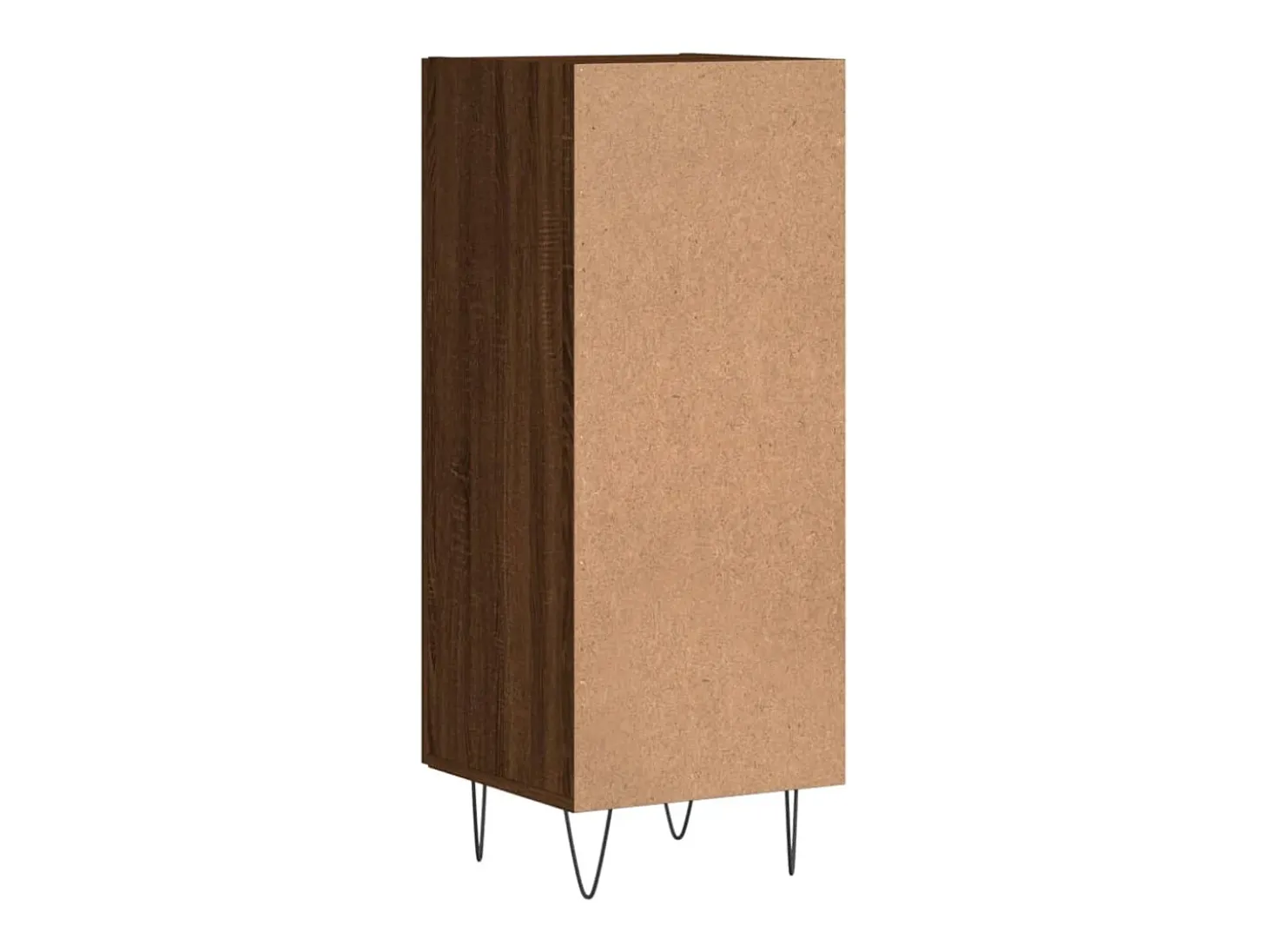 Aparador buffet cómoda mueble mueble de almacenaje organizador cocina salón salón 34,5 x 34 x 90 cm madera contrachapada marrón 02_0031228