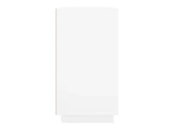 Aparador buffet cómoda mueble mueble de almacenaje organizador cocina salón salón 80 x 34 x 75 cm madera contrachapada blanco 02_0030514