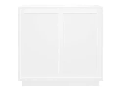Aparador buffet cómoda mueble mueble de almacenaje organizador cocina salón salón 80 x 34 x 75 cm madera contrachapada blanco 02_0030514