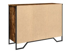 Aparador buffet cómoda mueble mueble de almacenaje organizador cocina salón salón 101 x 35,5 x 74,5 cm madera contrachapada marrón 02_0030843
