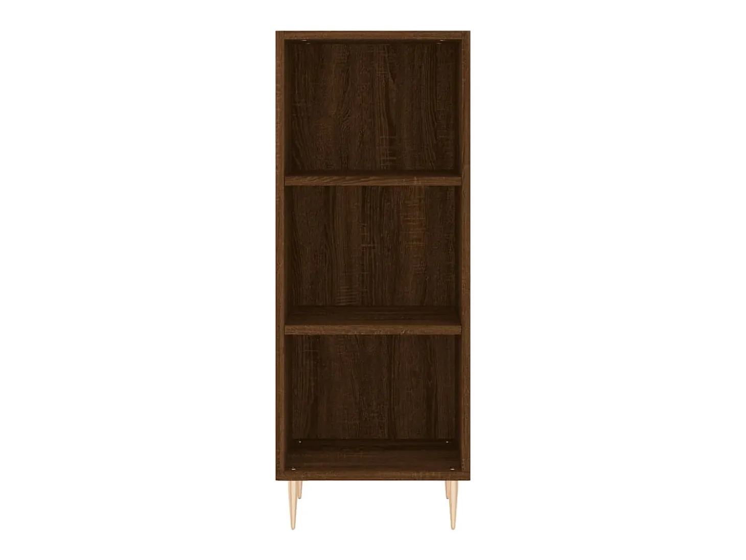 Aparador buffet cómoda mueble mueble de almacenaje organizador cocina salón salón 34,5 x 32,5 x 90 cm madera contrachapada marrón 02_0031187