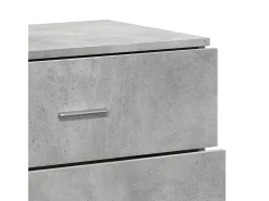 Aparador buffet cómoda mueble mueble de almacenaje organizador cocina salón salón 60 x 39 x 80 cm madera contrachapada gris 02_0031993