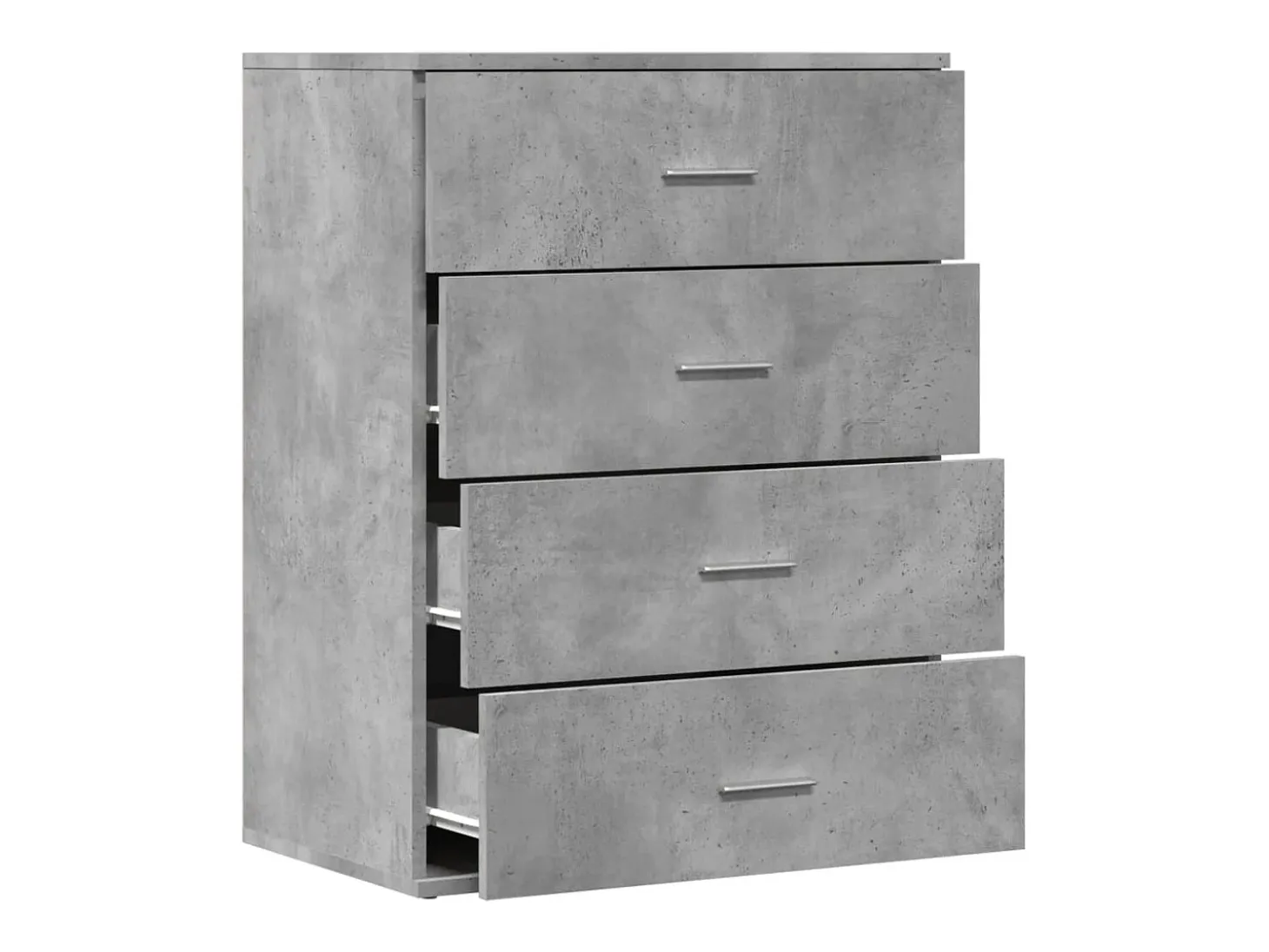 Aparador buffet cómoda mueble mueble de almacenaje organizador cocina salón salón 60 x 39 x 80 cm madera contrachapada gris 02_0031993