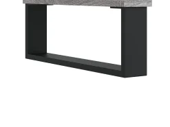 Aparador buffet cómoda mueble unidad de almacenamiento organizador cocina salón salón 3 piezas madera contrachapada Sonoma gris 02_0037175