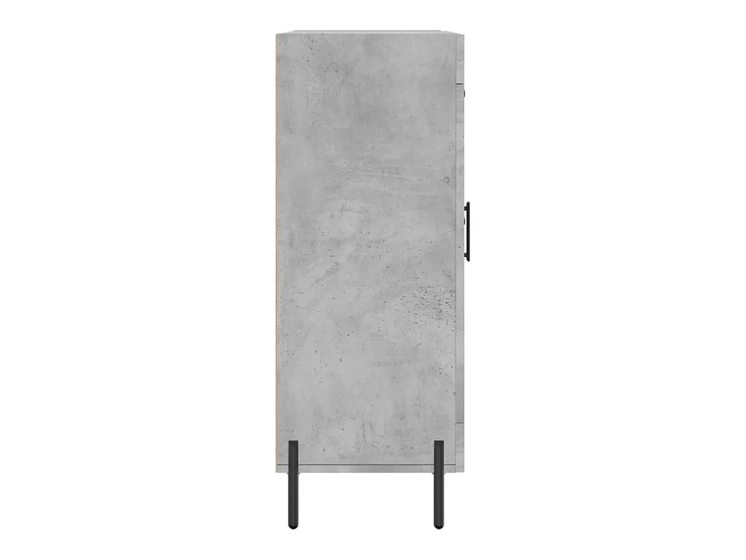 Aparador buffet cómoda mueble mueble de almacenaje organizador cocina salón salón 69,5 x 34 x 90 cm madera contrachapada gris 02_0032049