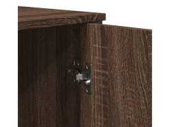 Aparador buffet cómoda mueble mueble de almacenaje organizador cocina salón salón 78 x 35,5 x 74,5 cm madera contrachapada marrón 02_0031416
