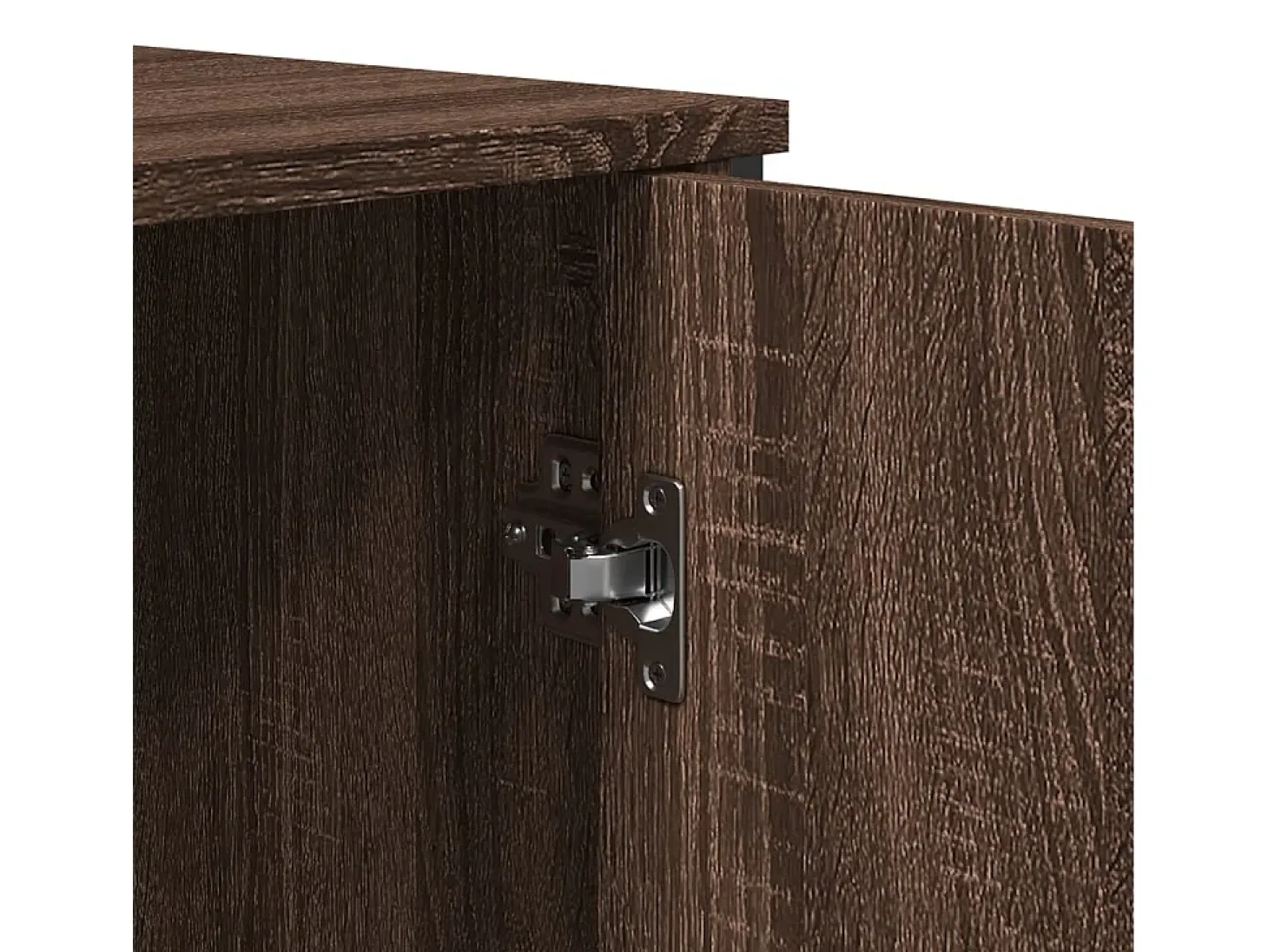 Aparador buffet cómoda mueble mueble de almacenaje organizador cocina salón salón 78 x 35,5 x 74,5 cm madera contrachapada marrón 02_0031416