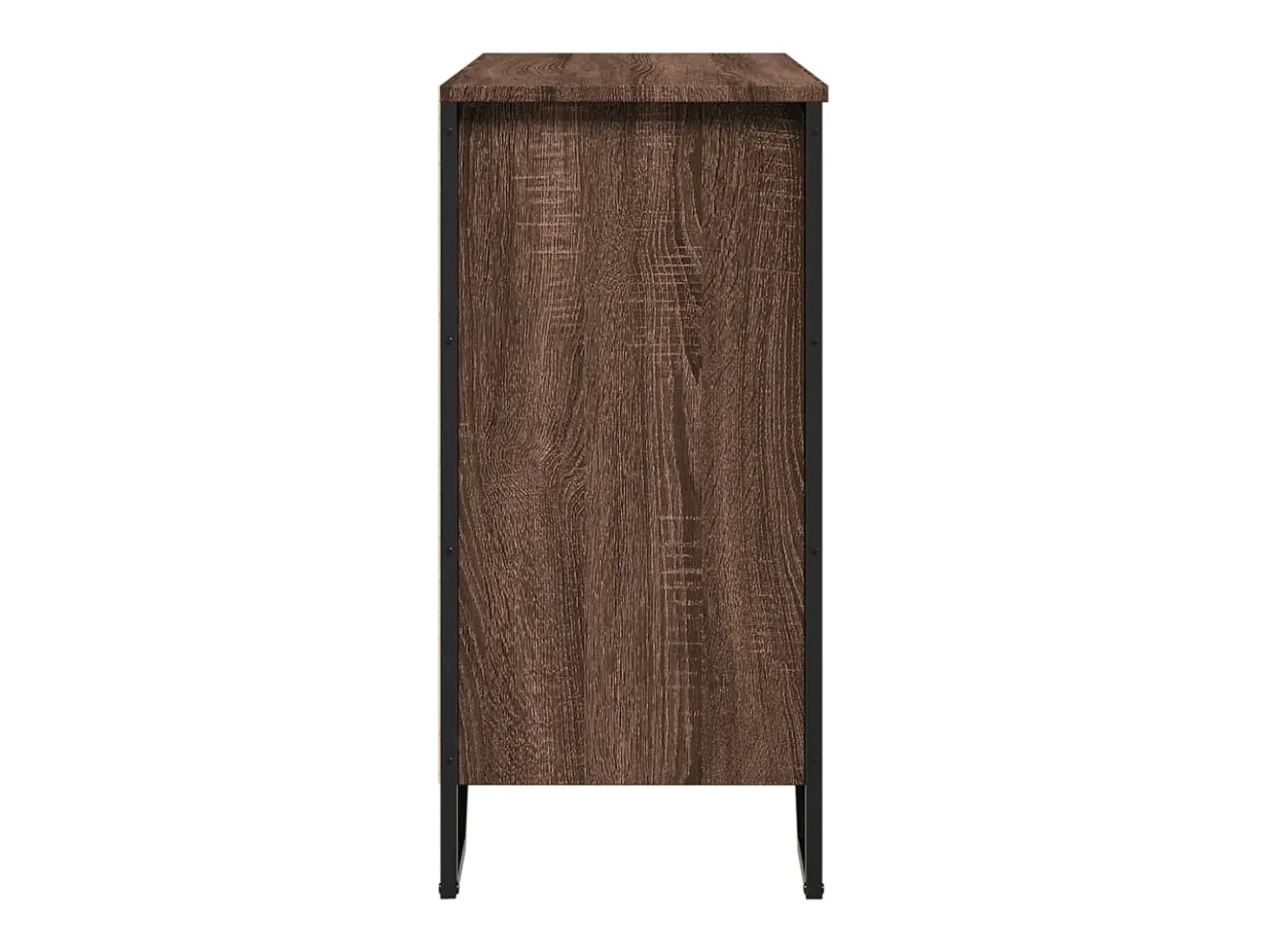 Aparador buffet cómoda mueble mueble de almacenaje organizador cocina salón salón 78 x 35,5 x 74,5 cm madera contrachapada marrón 02_0031416