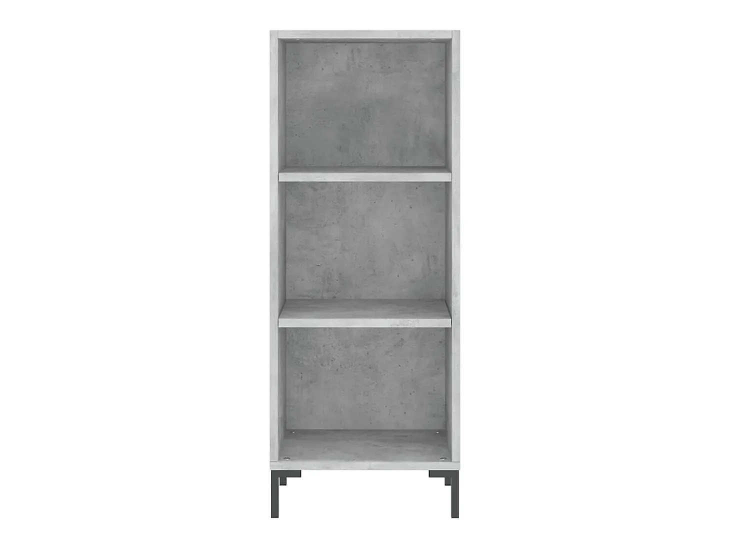 Aparador buffet cómoda mueble mueble de almacenaje organizador cocina salón salón 34,5 x 32,5 x 90 cm madera contrachapada gris 02_0031868