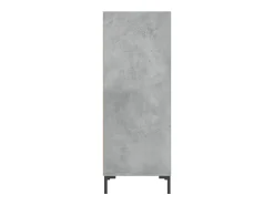 Aparador buffet cómoda mueble mueble de almacenaje organizador cocina salón salón 34,5 x 32,5 x 90 cm madera contrachapada gris 02_0031868