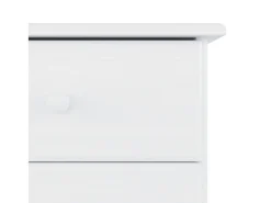 Aparador buffet cómoda mueble almacenaje organizador cocina salón salón ALTA 77 x 35 x 73 cm madera maciza de pino blanco 02_0029680