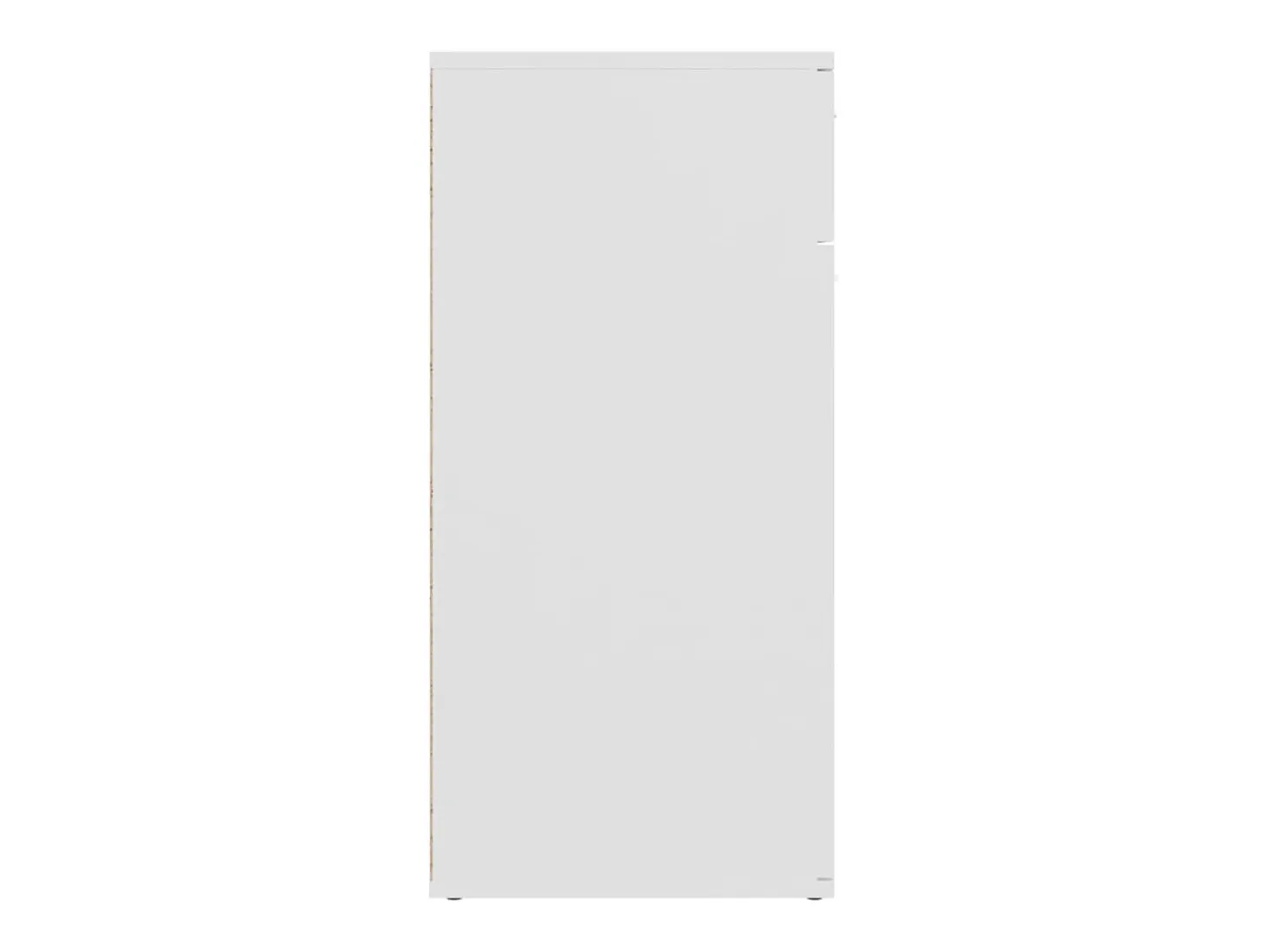 Aparador buffet cómoda mueble mueble de almacenaje organizador cocina salón salón 80 x 36 x 75 cm madera contrachapada blanco 02_0030515