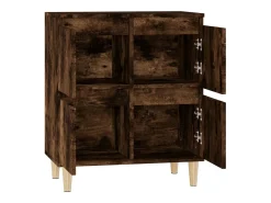 Aparador buffet cómoda mueble mueble de almacenaje organizador cocina salón salón 60 x 35 x 70 cm madera contrachapada marrón 02_0030976