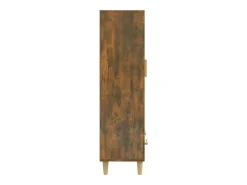 Aparador buffet cómoda mueble mueble de almacenaje organizador cocina salón salón alto 70 x 31 x 115 cm madera contrachapada marrón 02_0033553