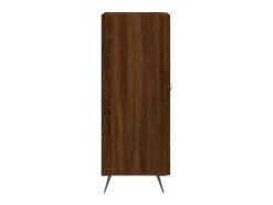 Aparador buffet cómoda mueble mueble de almacenamiento organizador cocina salón salón 34,5 x 34 x 90 cm madera contrachapada marrón 02_0031236