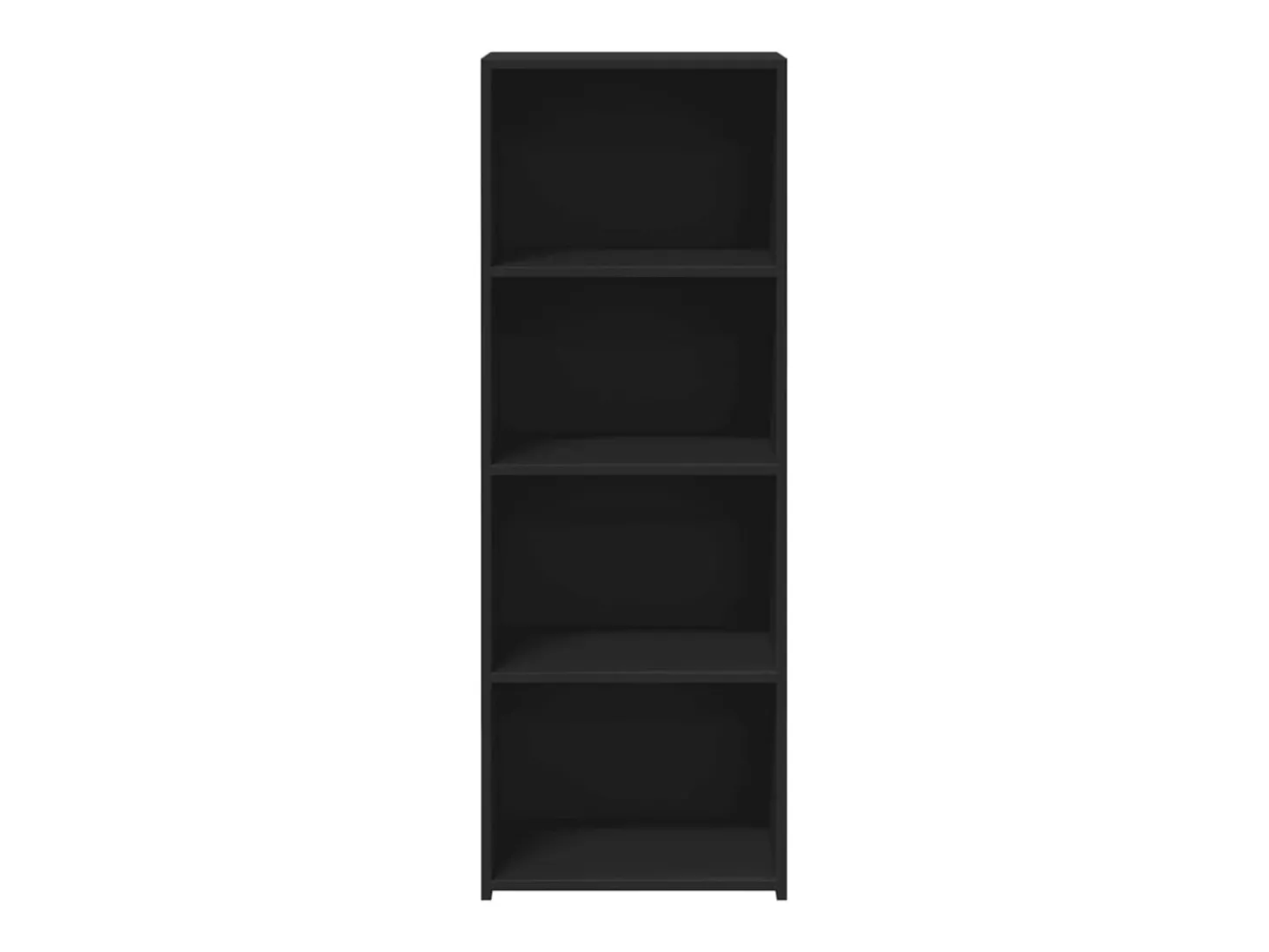 Aparador buffet cómoda mueble mueble de almacenamiento organizador cocina salón salón alto 45 x 41 x 124 cm madera contrachapada negro 02_0034928